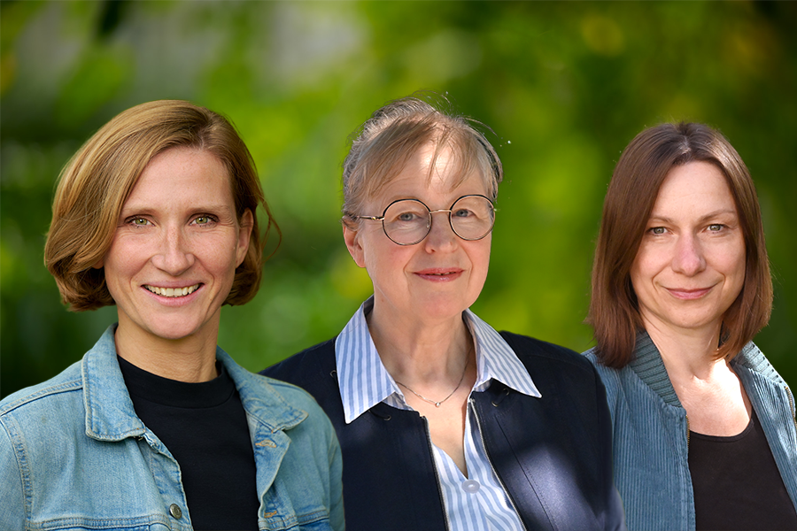 von links nach rechts: Frau Dr. Melanie Speck, Anja Köchermann und Noreen Hirschfeld 